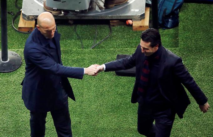 Bo Zinedine Zidane poleti zamenjal Unaia Emeryja? Jasno je, da je Špancu v Parizu odklenkalo. | Foto: Reuters
