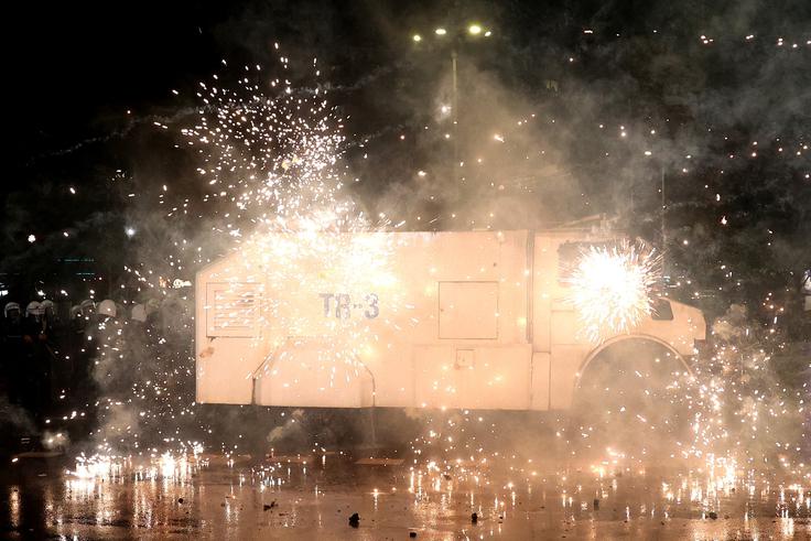 Tirana, Albanija, protesti, korupcija | Foto: Reuters