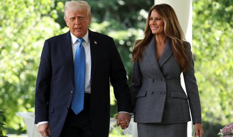 Donald Trump razkril, kaj mu je Putin v telefonskem pogovoru rekel o Melanii