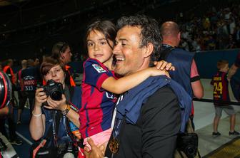 Srce parajoči prizori po finalu: Luis Enrique se je poklonil pokojni hčerki