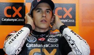 Marquez najprej v vetrovnik, nato na stezo v Sepang