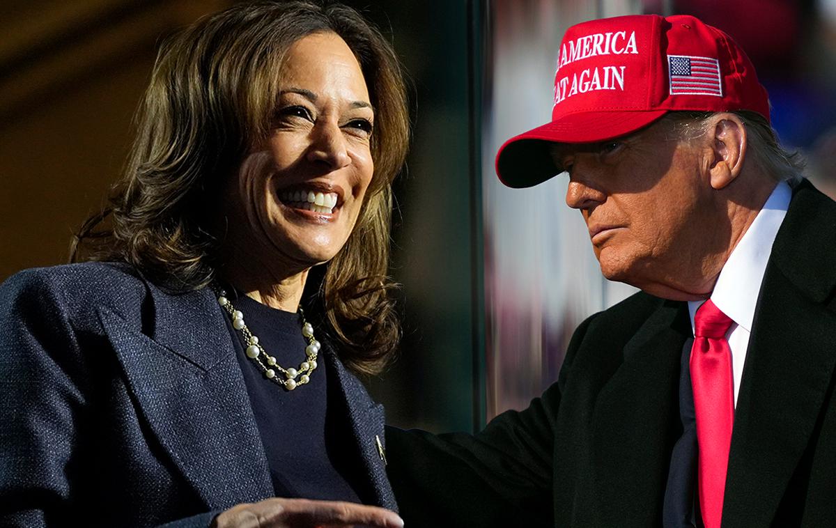 Ameriške volitve 2024, Donald Trump, Kamala Harris | Kamala Harris in Donald Trump | Foto Reuters, Guliverimage