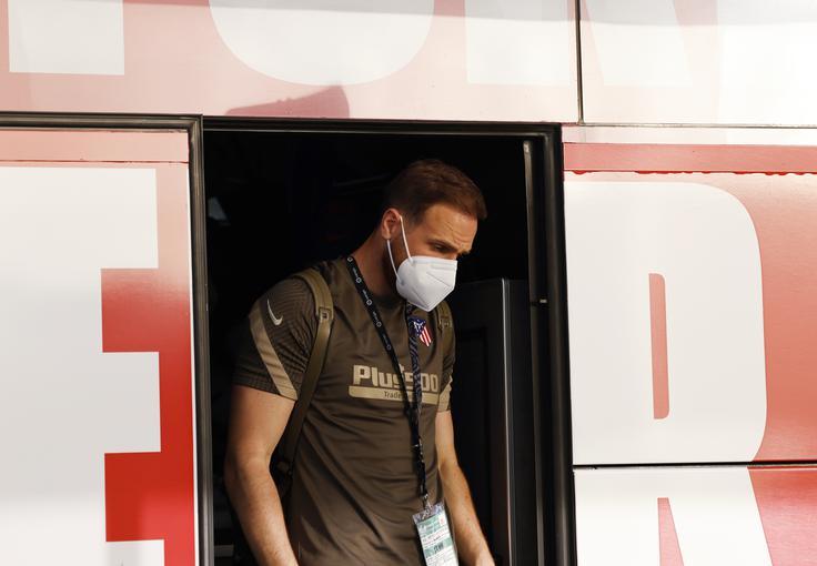 Jan Oblak gre na kratek božično-novoletni oddih, že 2. januarja 2022 pa Atletico čaka nova tekma, zelo pomemben dvoboj s četrtouvrščenim Rayo Vallecanom, ki je na lestvici pred rdeče-belimi.  | Foto: Reuters