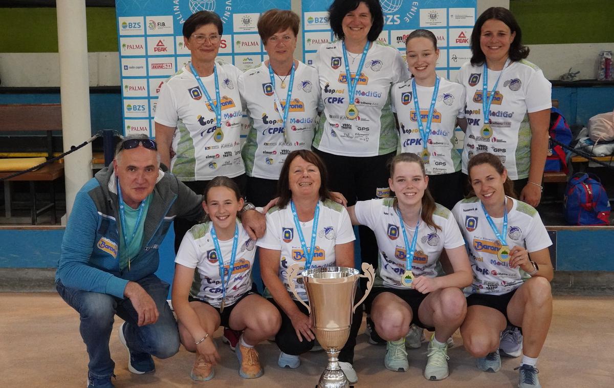 Balinarski klub Hrast | Balinarke kobjeglavskega Hrasta so znova osvojile naslov državnih prvakinj. | Foto BZS