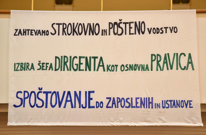 Slovenska filharmonija protest | Foto: Bobo