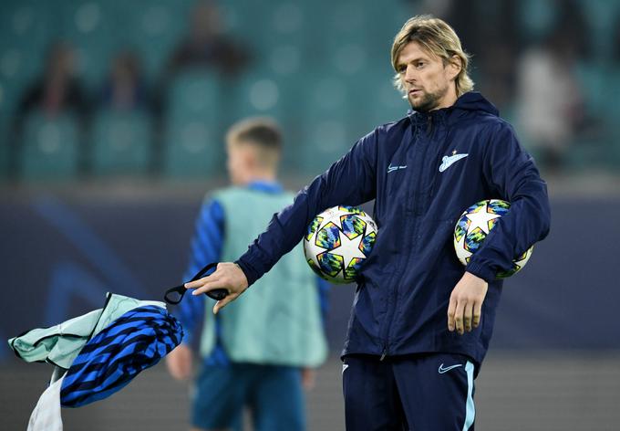 Pri Zenitu iz St. Peterburga, s katerim je kot nogometaš osvojil tudi pokal Uefa in evropski superpokal, opravlja vlogo pomočnika trenerja. | Foto: Reuters