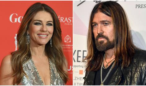 Nov zvezdniški par: našla sta se Elizabeth Hurley in Billy Ray Cyrus