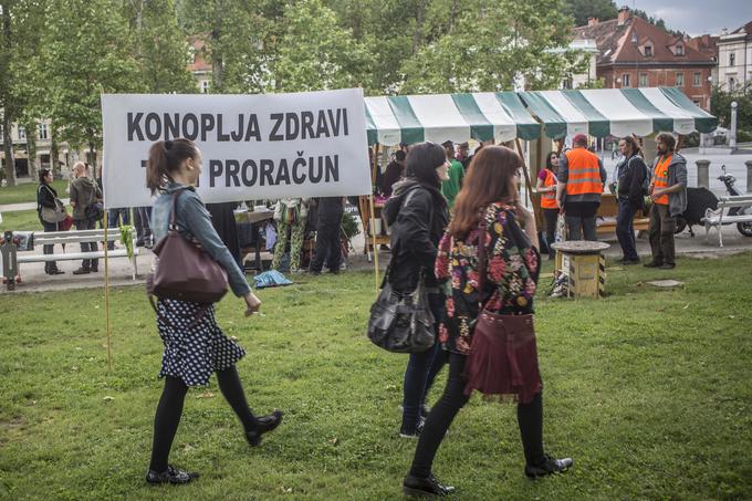 Shod za dekriminalizacijo marihuane | Foto: Matej Leskovšek