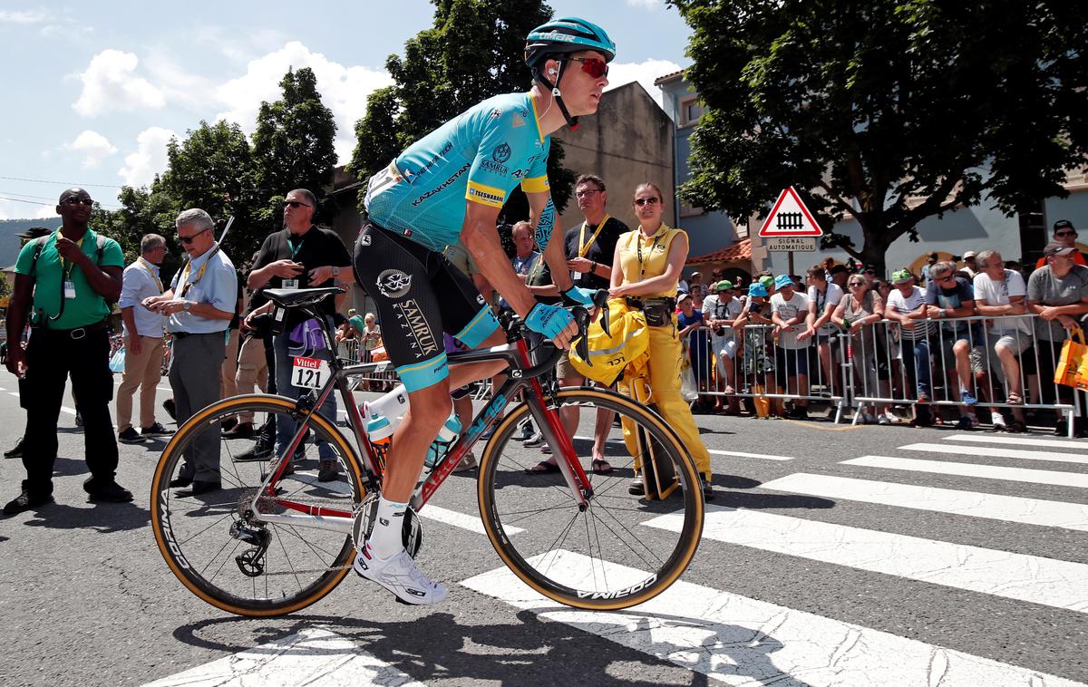 Jakob Fuglsang | Jakob Fuglsang bo še naprej kolesaril za kazahstansko ekipo. | Foto Reuters