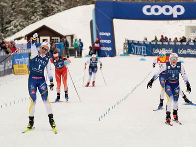 Zadnja šprinta sezone Svahn in Pellegrinu
