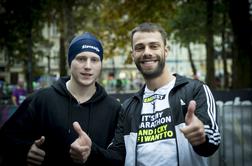 Tako sta se na maratonu odrezala Kristian in Emi #foto