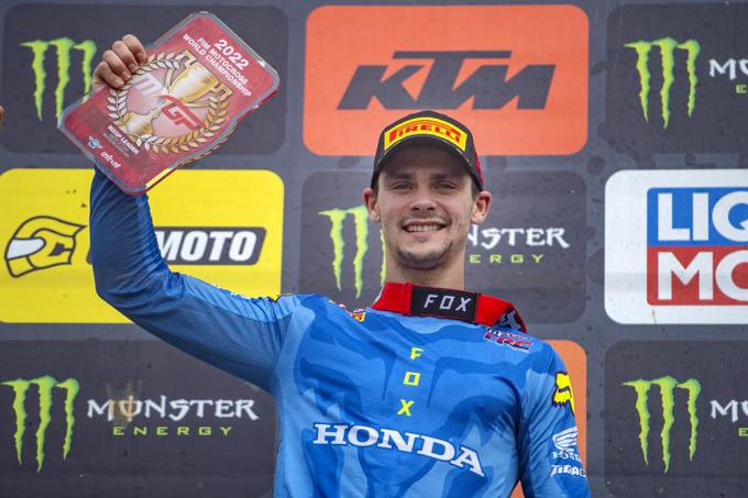 Lani je v Maggiori zmagal. Tu ima še zmago iz MX2 leta 2015. | Foto: Honda Racing/ShotbyBavo