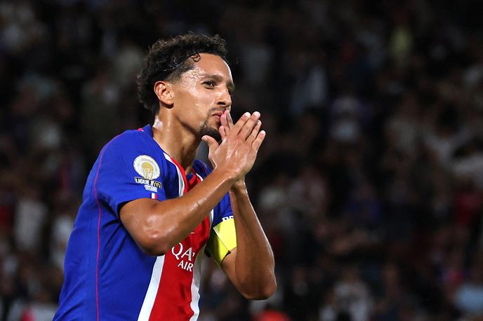 PSG  Marquinhos |  Marquinhos je zadel za vodstvo PSG-ja z 1:0, nato je sledil preobrat Monaca. | Foto Reuters