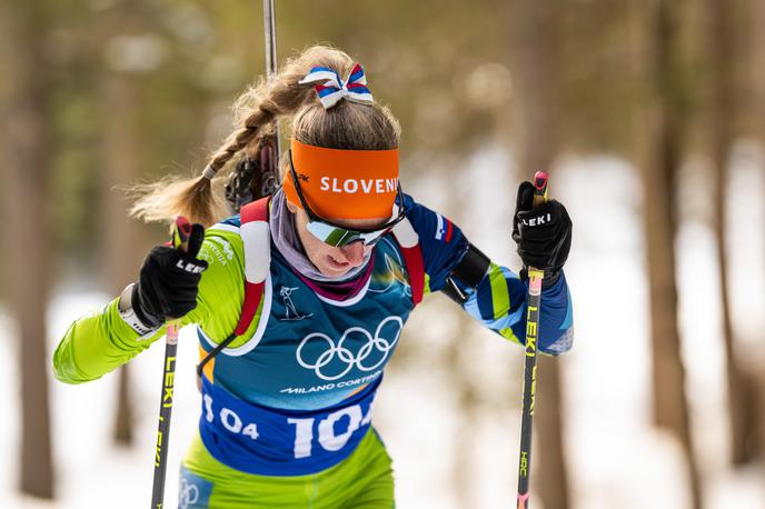 Polona Klemenčič, ZOI 2026 | Polona Klemenčič ostaja povsem mirna in osredotočena na tekme. | Foto Guliverimage