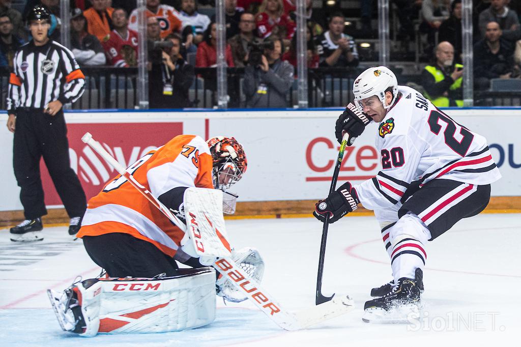 Chicago Blackhawks - Philadelphia Flyers NHL v Pragi 2019