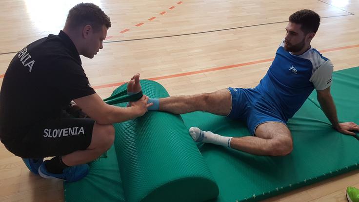 Blaž Janc Blaž Janc upa, da bo poškodovani desni gleženj nared do sobote. | Foto: Lojze Grčman