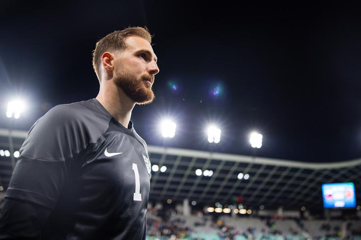 Jan Oblak bo imel čez natanko mesec dni opravka z Danci, saj se bo Kekova četa 16. junija v Stuttgartu na Euru pomerila z nekdanjimi evropskimi prvaki iz leta 1992. | Foto: Grega Valančič/www.alesfevzer.com