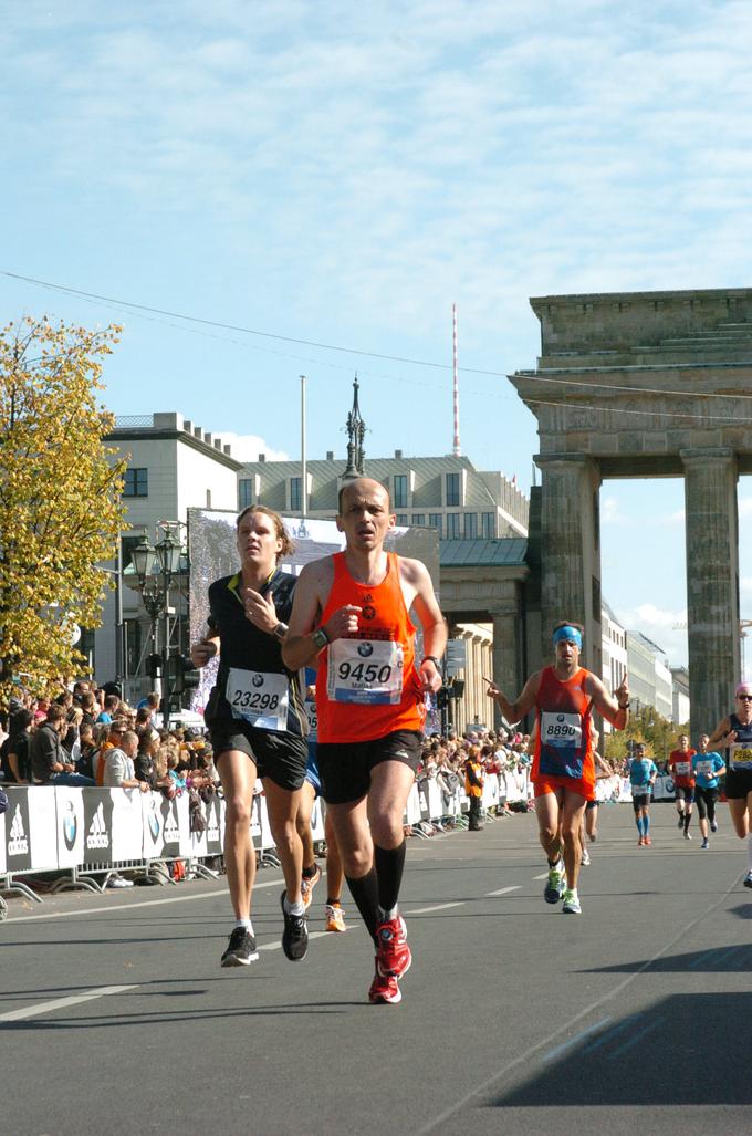 Tekel je tudi v Berlinu, ki se lahko pohvali z najhitrejšo maratonsko stezo in kjer je bil leta 2014 dosežen svetovni rekord.  | Foto: Osebni arhiv
