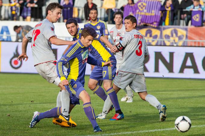 Nogometaši Aluminija so Mariborčanom v tej sezoni "ukradli" že pet prvenstvenih točk. | Foto: Grega Valančič/Sportida