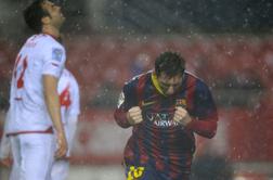 Messi odgovoril na zaostanek v Sevilli, trojica na vrhu