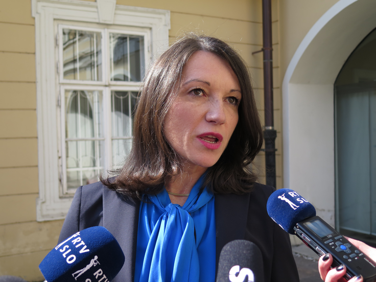Državna sekretarka na ministrstvu za infrastrukturo Nina Mauhler | Foto: STA ,