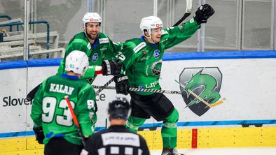 Olimpija z novo zmago tik pod vrh ICEHL, Leclerc kralj strelcev