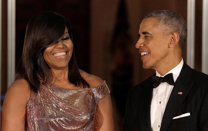 Zakonca Obama sta še vedno pri srcu ameriški javnosti. | Foto: Reuters