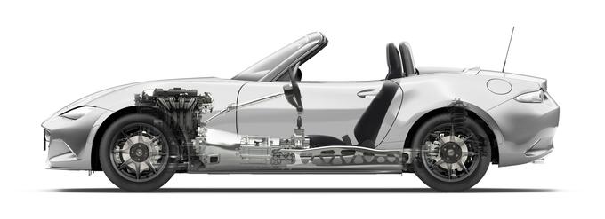 Mazda je s tehnologijo Skyactive znova pokazala inženirski pogum in se stvari lotila drugače. Dejstvo, da se pri njih temelji začnejo pri štirih valjih, da zmogljivost narašča linearno, da motor zrak zajema brez hitro vrtečih se lopatic in se zvezno zavrti na zgornjo mejo vrtljajev brez "turboluknje" ter ponuja celo več navora in prožnosti v srednjem območju delovanja, temelji na tako imenovanem rightsizingu, s katerim Japonci rokavico učinkovitosti vračajo množici tekmecev, vozniku pa avtomobil visoke kakovosti, brezmejne zabave in vrhunske vzdržljivosti. | Foto: Mazda