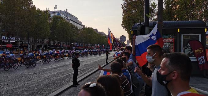 Slovenski navijači Pariz | Foto: Damjan Medica