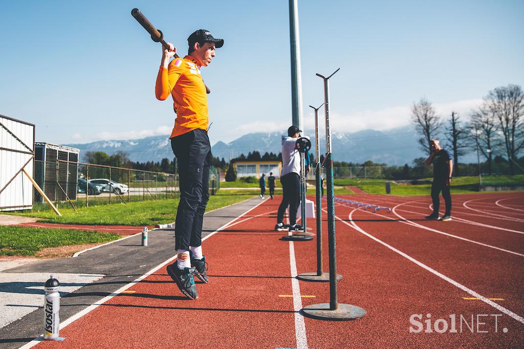 Skakalci trening Kranj priprave