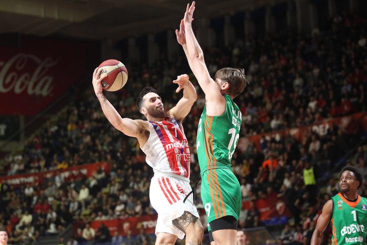 Crvena zvezda Cedevita Olimpija | Foto: Marko Metlas / Sportida
