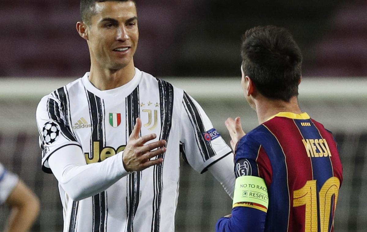 Cristiano Ronaldo Lionel Messi | Cristiano Ronaldo in Lionell Messi sta pričakovano v najboljši enajsterici. | Foto Reuters