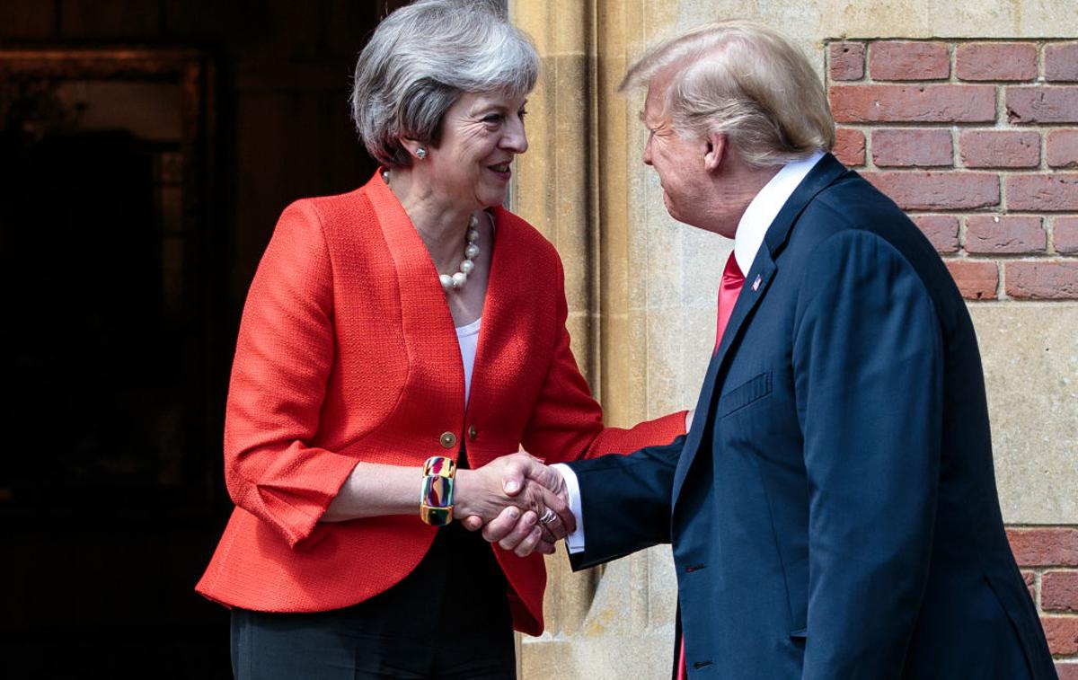 Theresa May, Donald Trump | Foto Getty Images