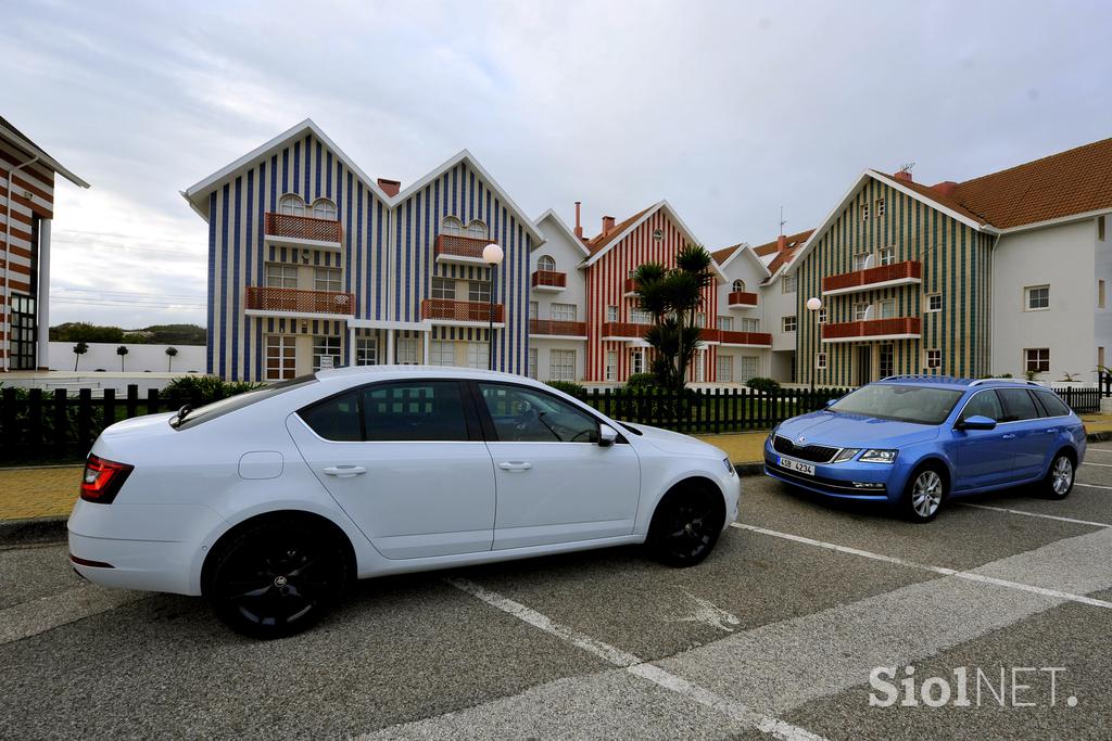 Škoda octavia in octavia combi - prva vožnja