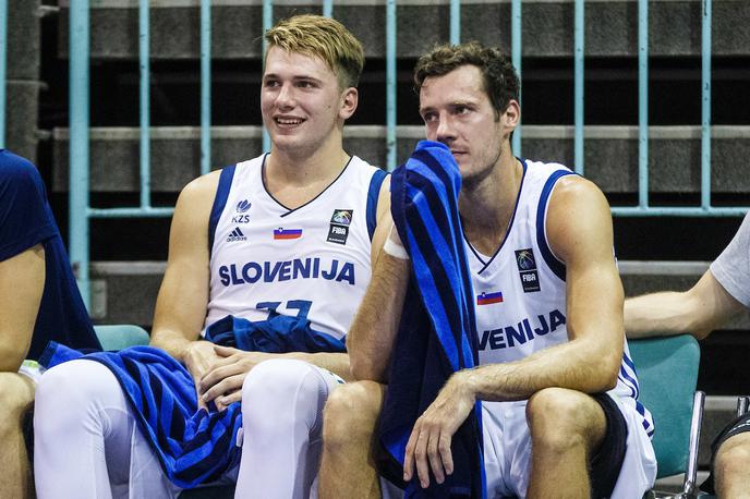 Luka Dončić in Goran Dragić | Foto Grega Valančič/Sportida