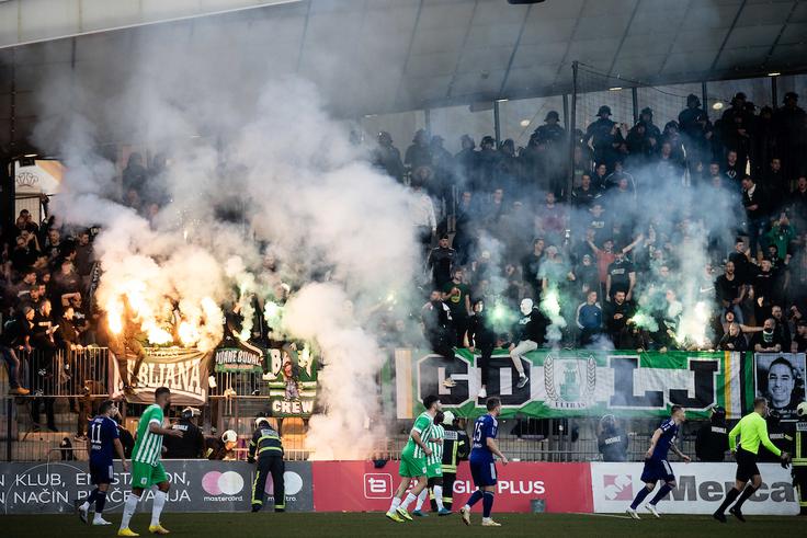 Olimpija je po porazu v Mariboru (0:2) nanizala tri zmage. Spomladi je tako na petih tekmah osvojila 12 točk in je najuspešnejši klub v letu 2023. | Foto: Blaž Weindorfer/Sportida