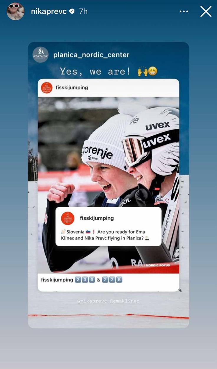 nika story thumb | Foto: Instagram/posnetek zaslona