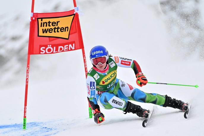 Sölden razkril težave. Andreja Slokar: Ta veleslalom je bil polom.