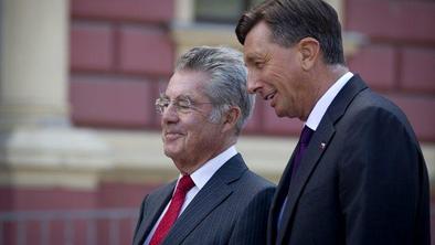 Predsednik Pahor sprejel avstrijskega predsednika Fischerja