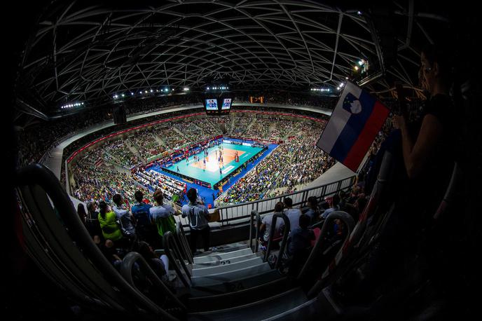 EuroVolley2019: Slovenija - Rusija | Dvorana Stožice na odbojkarskih tekmah sprejme skoraj 12.500 gledalcev. | Foto Grega Valančič/Sportida
