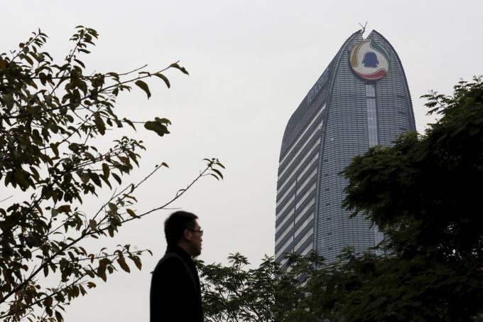 Sedež podjetja Tencent v kitajski metropoli Šenzen. | Foto: Reuters