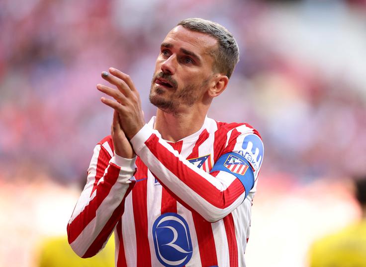 Antoine Griezmann se je vpisal v zgodovino Atletica kot eden najboljših tujcev vseh časov. | Foto: Reuters