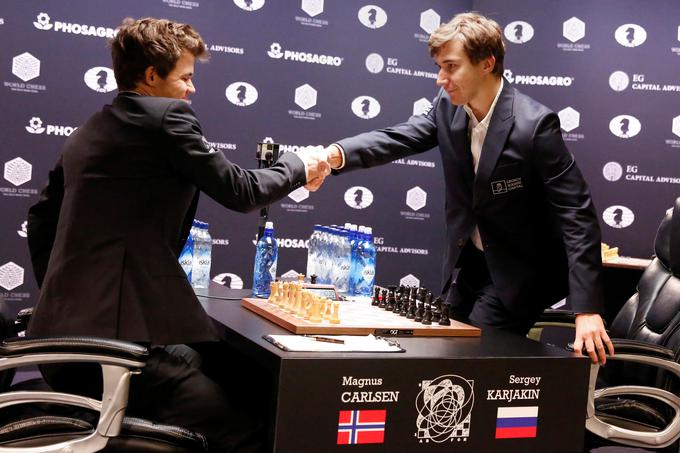 Sergej Karjakin je na dvoboju za naslov svetovnega prvaka namučil Skandinavca. | Foto: Reuters