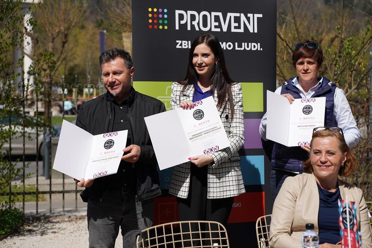 Zmagovalci v kategoriji belih vin z ostankom sladkorja | Foto: Proevent