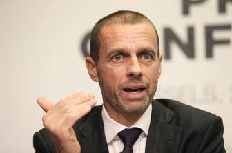 Čeferin kritičen do besed francoskega predsednika