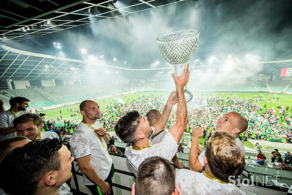 Olimpija Pokal Slavje Nogomet Finale Stožice