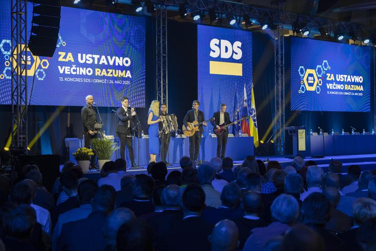 SDS se je pri tokratnem referendumu držala bolj ob strani. | Foto: Bojan Puhek