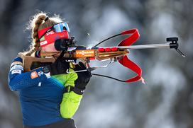 Pokljuka, trening in tiskovka slovenske biatlonske reprezentance