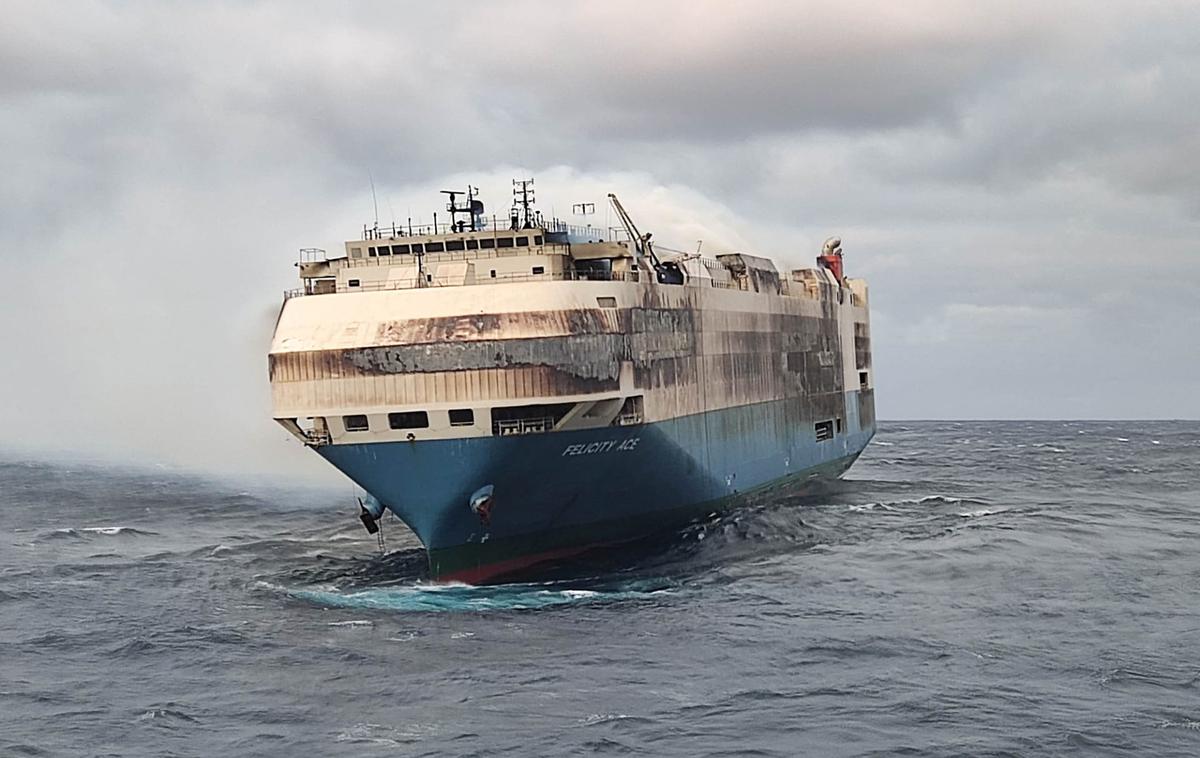Feliciy Ace požar ladja | Razmere na ladji Felicity Ace so se umirile. | Foto Reuters