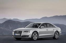 Audi A8 po prenovi tudi z vgrajenim počivalnikom